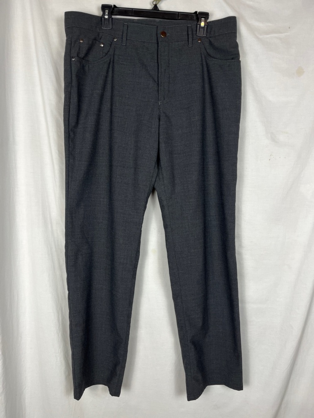 St. Croix Dark Gray Wool Blend Men's Dress Pants Slacks